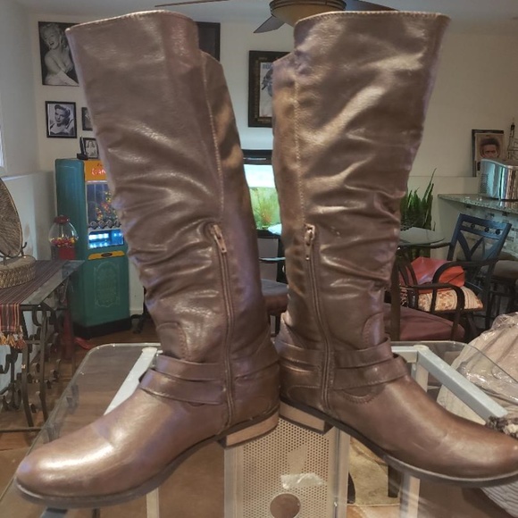 Tall leather Rampage boots - Picture 4 of 4